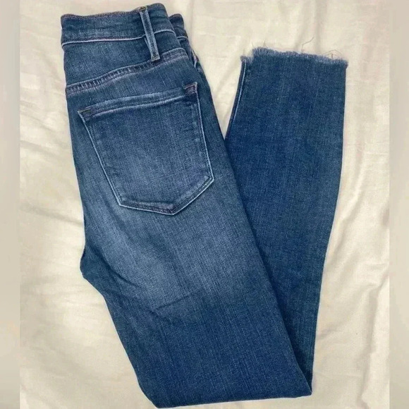 Frame Demin Ali High Rise Cigarette Jeans Size 24 - Picture 1 of 4